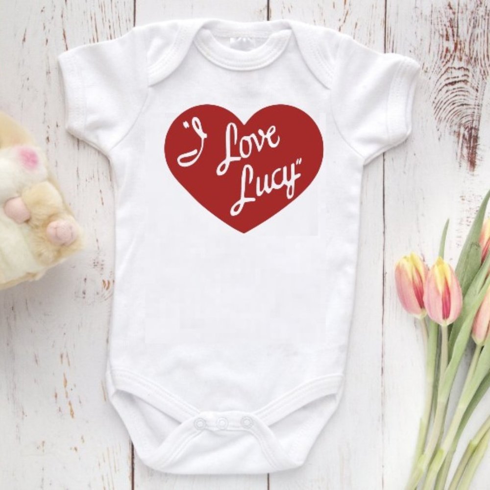 I Love Lucy Baby Onesie